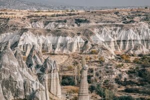 Cappadocia fairy chimneys in Turkey